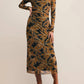Z Supply - Spellbound Mesh Floral Midi Dress