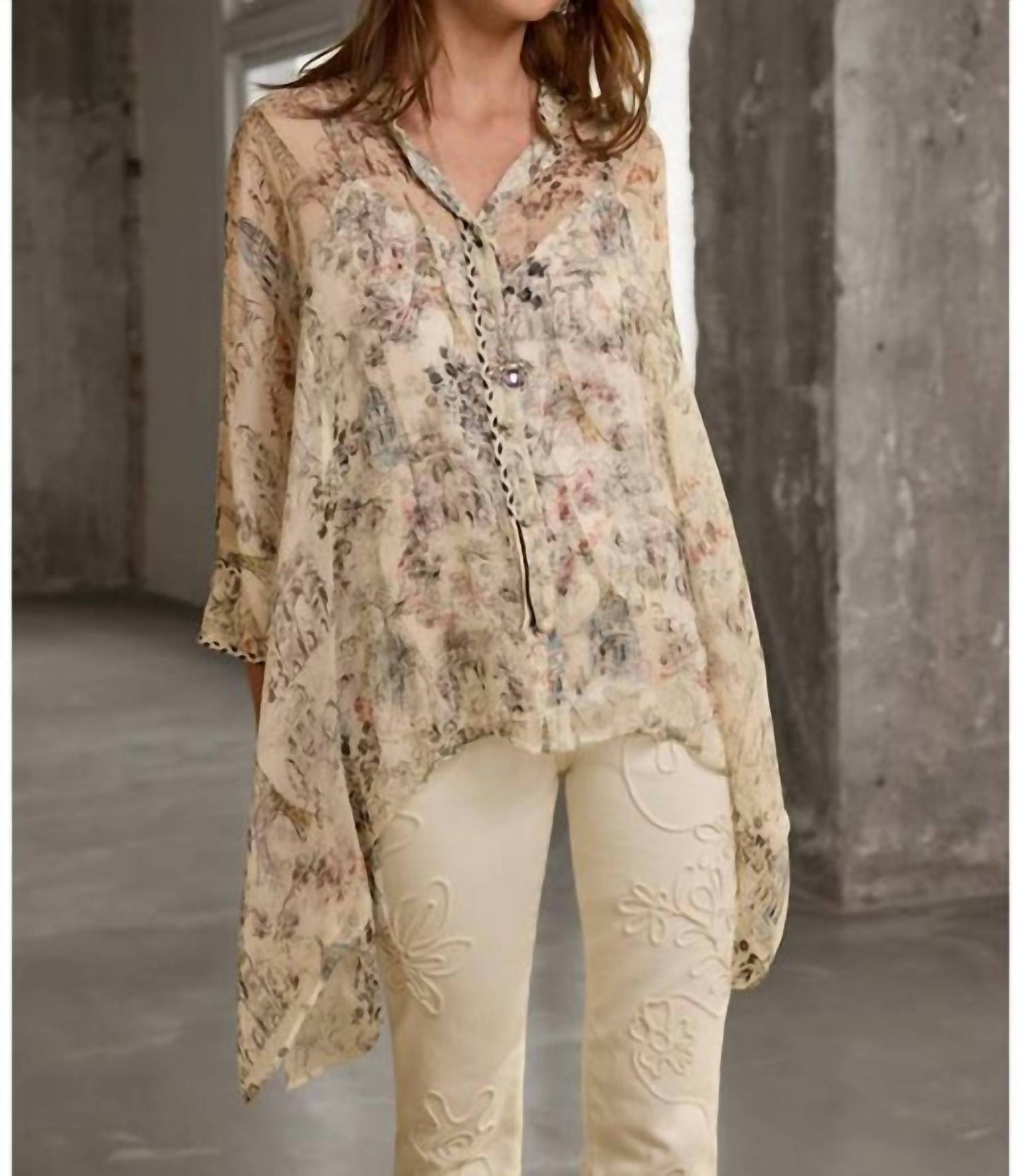 Johnny Was - KATIA OVERSIZED BLOUSE Louise