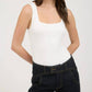 Blu Pepper - Square Neck Tank Bodysuit