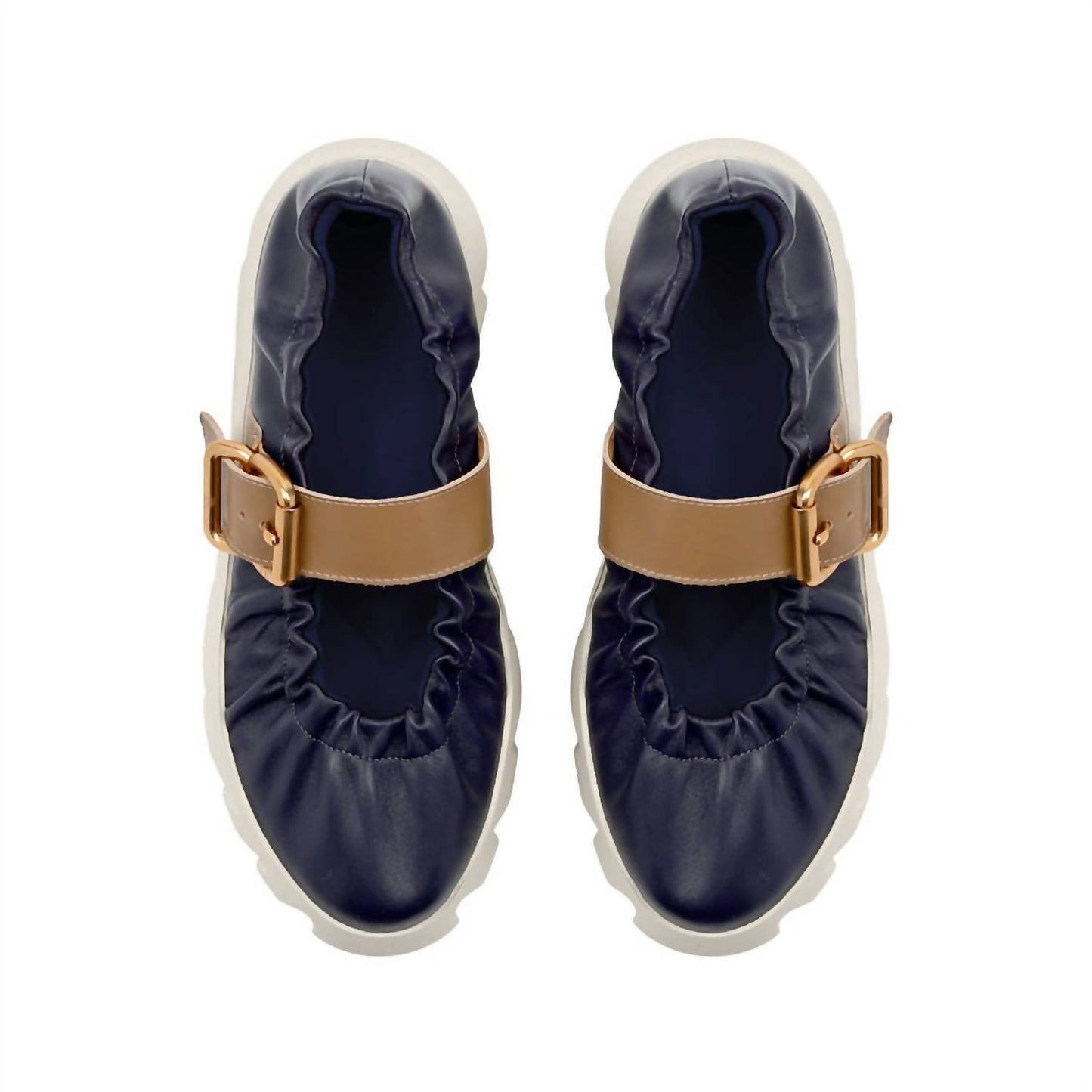 4Ccccees - Women's Mary Jane Cove Flat Pumps