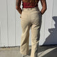 Crescent - Wide Leg Pleaded Denim Pants