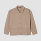 Eileen Fisher - Garment-dyed Utility Cotton Collar Jacket