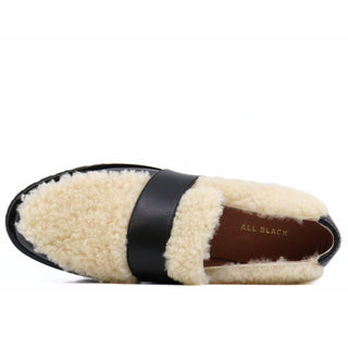All Black - Women's Sherpa Loafer