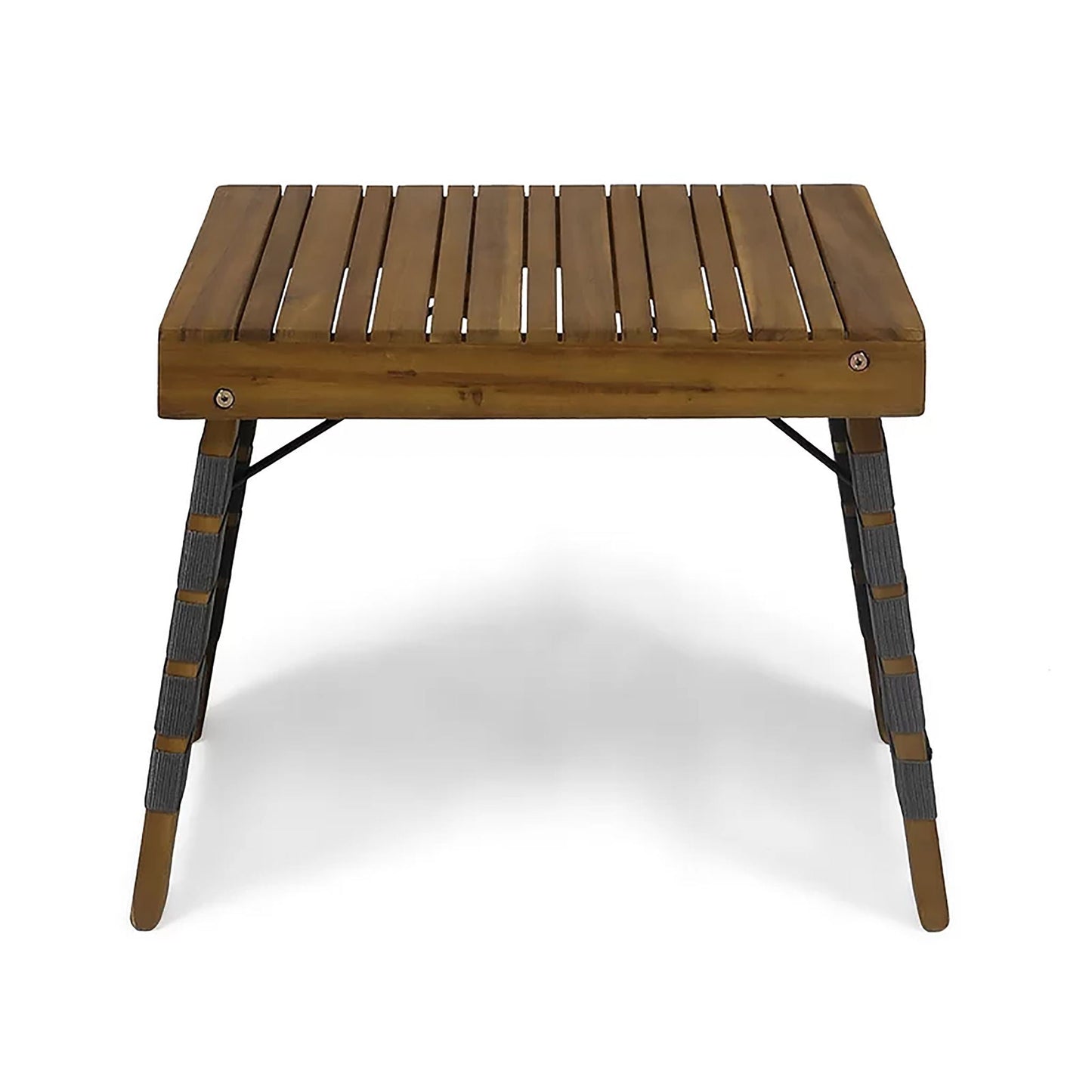 Kayla Outdoor Foldable 2 Seater Chat Set - Brown / Gray