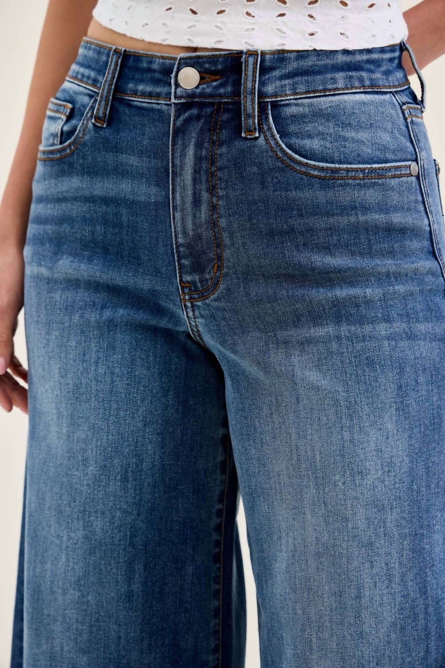 Judy Blue - Penny Palazzo Leg High Waist Jean