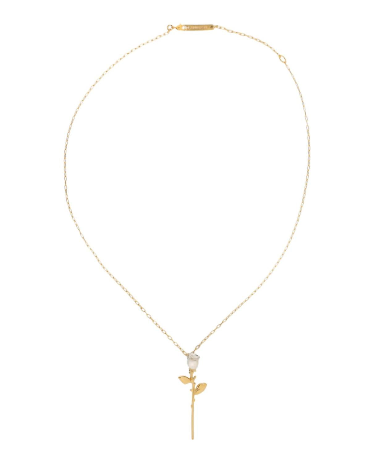 Ambush - Women's Rose Charm Necklace