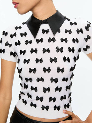 Alice + Olivia - Suéter Ciara Manga Curta