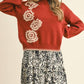 &Merci - Abigail Flower Detail Sweater