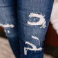 Judy Blue - Some Like It Hot Thermal Patch Boyfriend Jeans