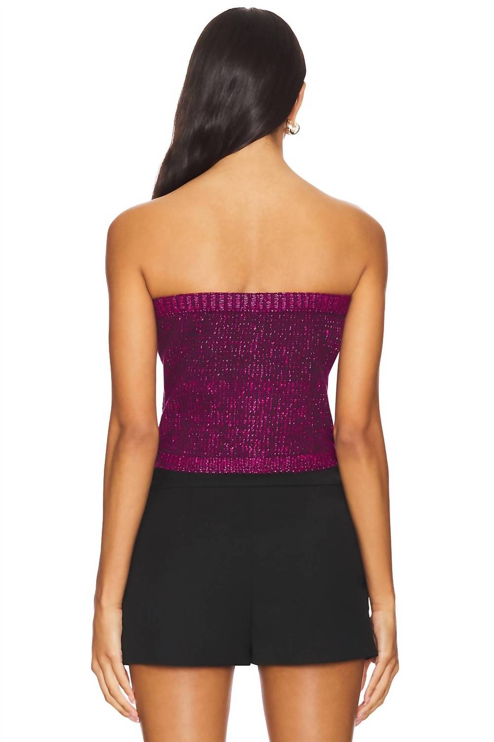 Steve Madden - Nadira Sweater Strapless Top