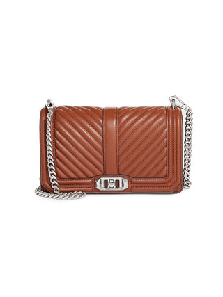 Rebecca Minkoff - Chevron Quilted Jumbo Love Crossbody Pequeno