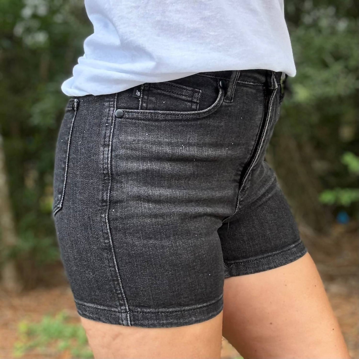 Judy Blue - High Waisted Tummy Control Denim Shorts