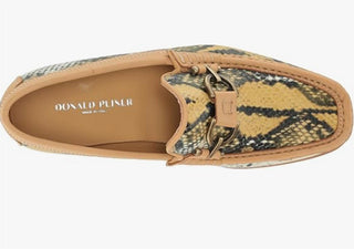 Donald Pliner - Mocassim masculino de couro Dacio