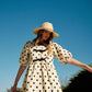 Aaron & Amber - Maddie Polkadot Babydoll Mini Dress