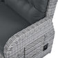 Outdoor Furniture Set Patio Rattan with Recliners and Tables