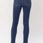 Judy Blue - High Waist Front Inseam & Slit Skinny Denim Jeans
