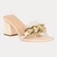Thistle And Clover - Women's Chunky Chain Heels