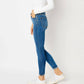 Judy Blue - Women's High Waist Cuffed Hem Skinny Jeans