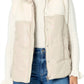 Blanknyc - Women's Vegan Leather Quilted Sherpa Vest