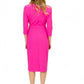 Joseph Ribkoff - CONTRAST TRIM DRESS