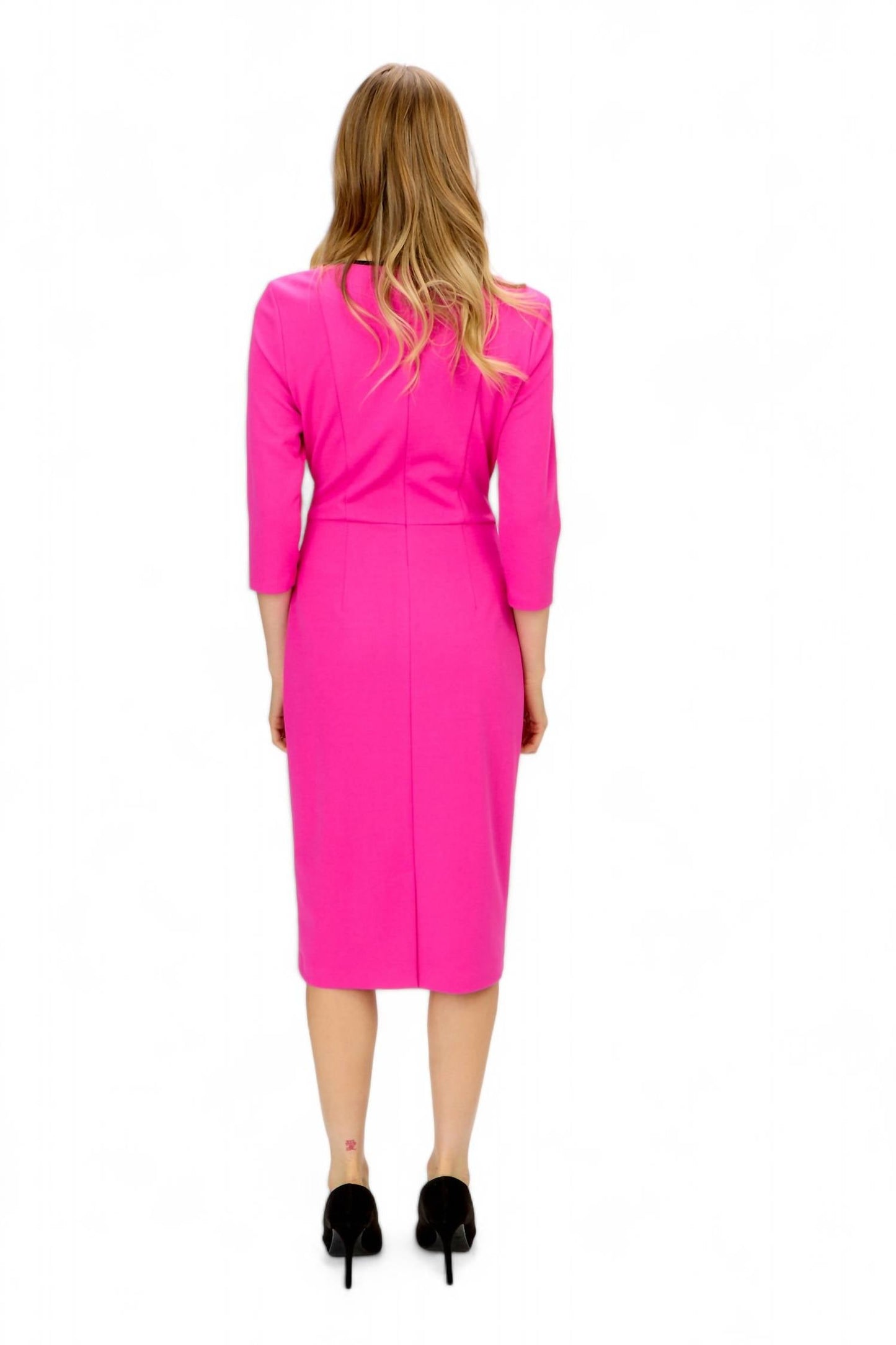 Joseph Ribkoff - CONTRAST TRIM DRESS