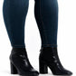 1822 Denim - High-rise Pull-on Skinny Ankle Jeans - Plus