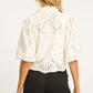 Caballero - Juliette Embroidered Eyelet Top