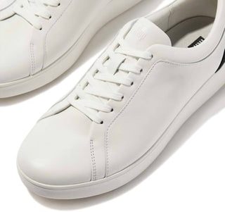 Fitflop - Tênis feminino de couro Rally Crystal Backtab