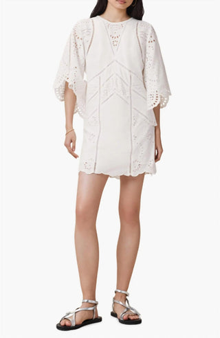 Allsaints - Luci Eyelet Embroidered Minidress