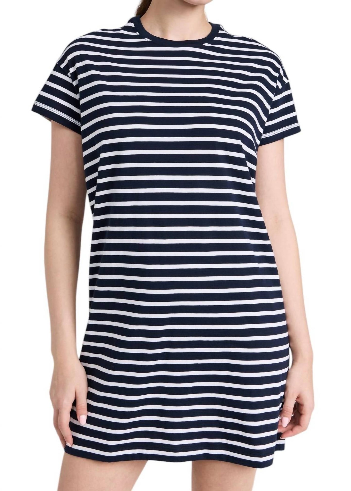 Atm - Jersey Stripe T-Shirt Dress