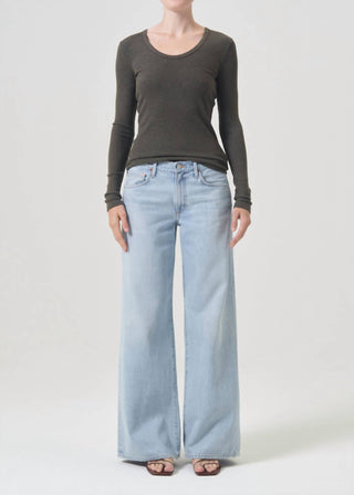 Agolde - Camiseta decote redondo Bernice