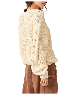 Free People - Suéter Frankie Cable