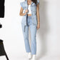 Habitual - High Rise Pleated Waistband Jeans