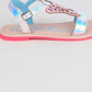 Billieblush - Iridescent Sandals With Large Butterfly