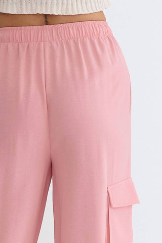 Entro - Calça Cargo Cintura Alta