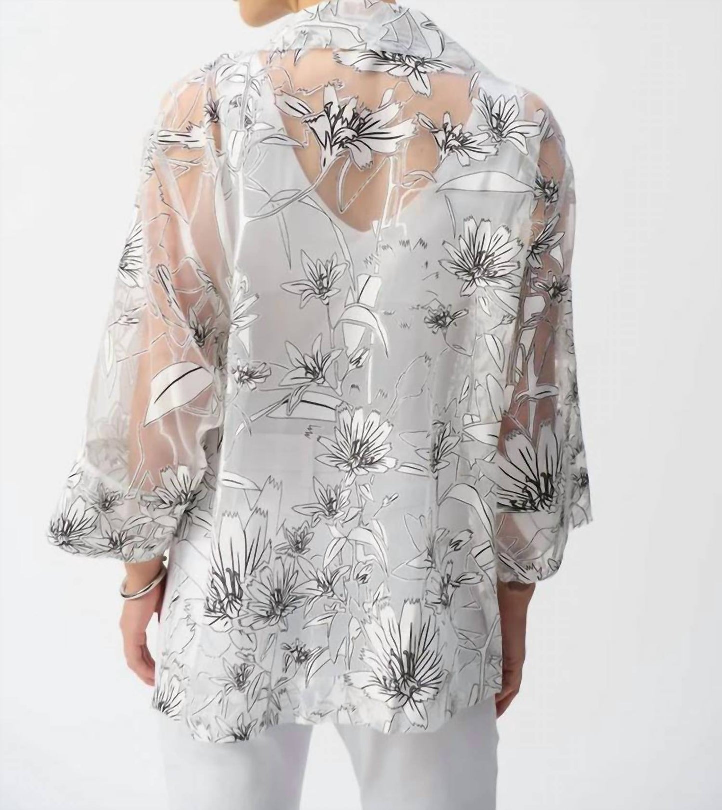 Joseph Ribkoff - Sheer Floral Coverup