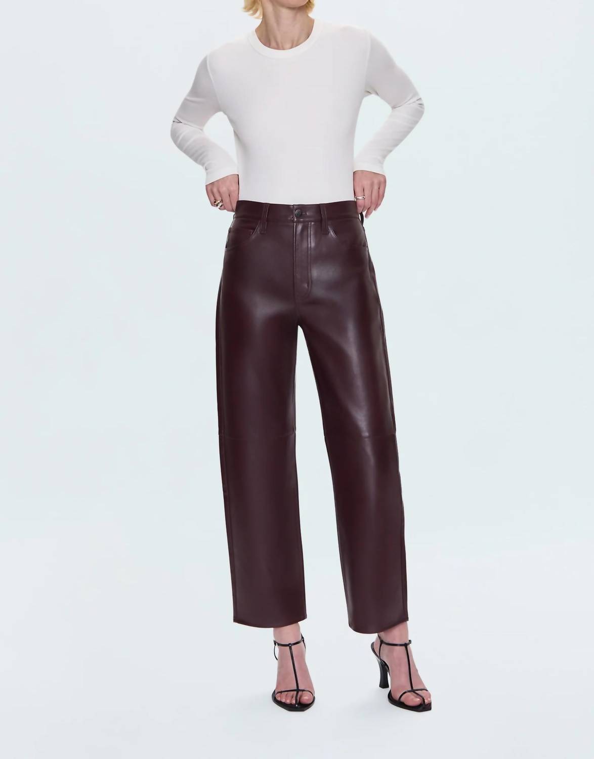 Pistola - Jett High Rise Bowed Straight Pants