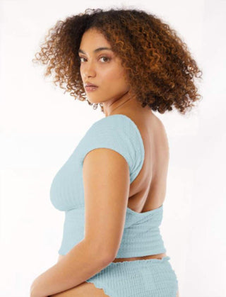 Find Me Now - Plush Backless Tee Top