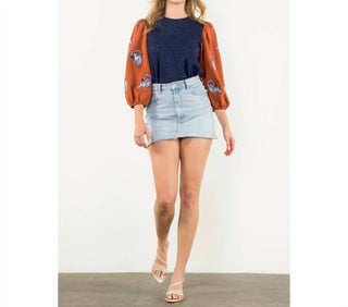 Thml - Blusa de malha com técnica mista