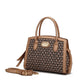 Brangio - Women's Italy Classic Charm Floral Print Satchel Bag