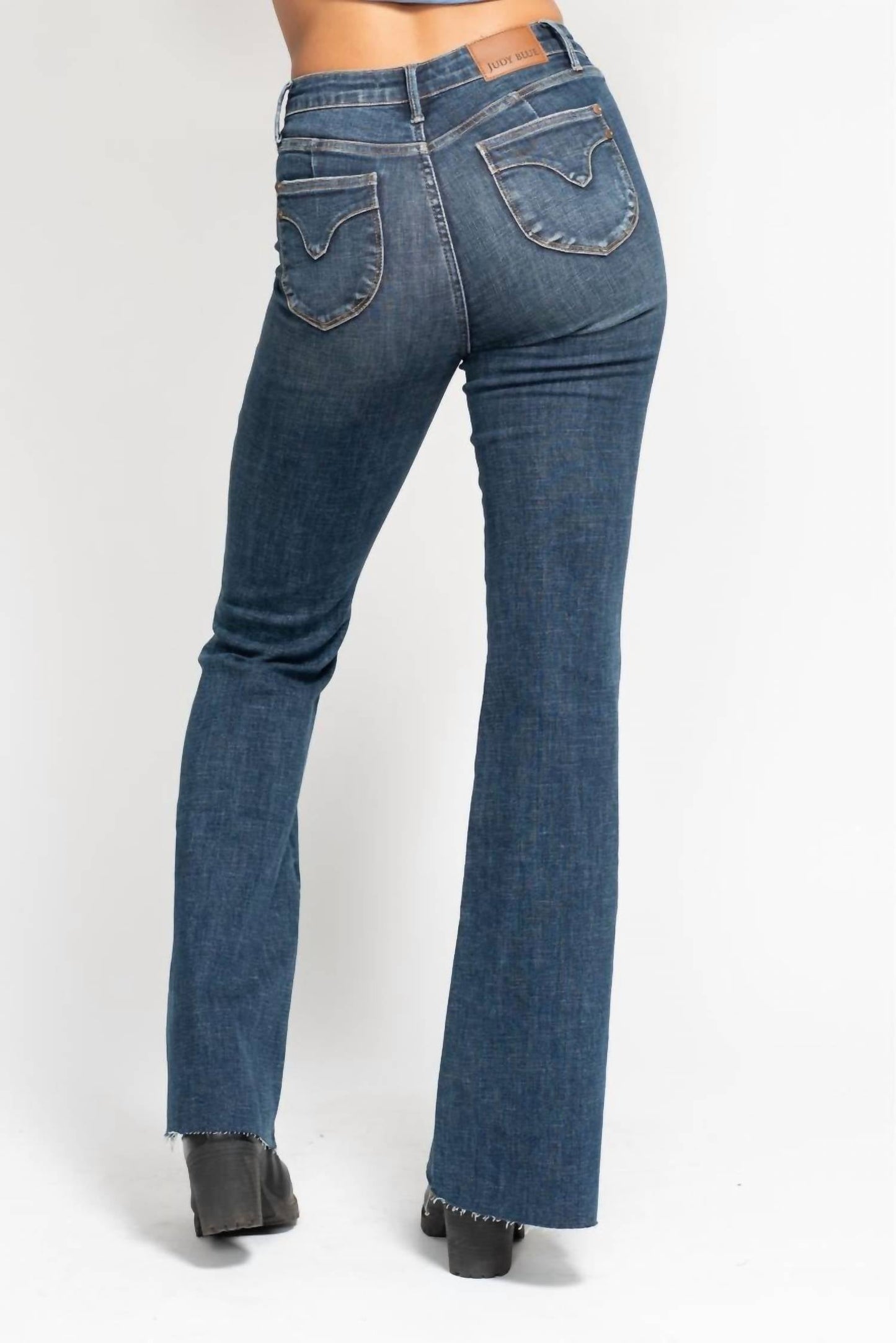 Judy Blue - Shield Back Pocket Flare Jeans