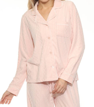 Pj Salvage - Pijama feminino Very Terry Cable Crew