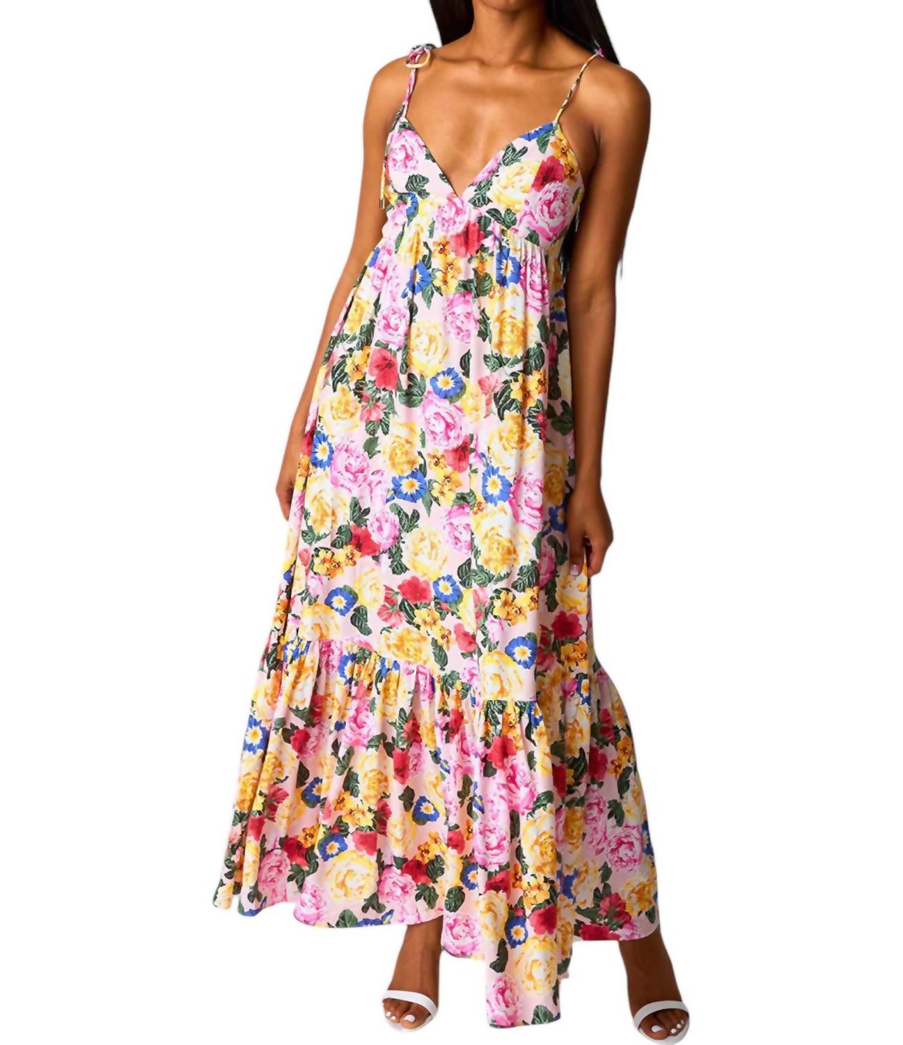 Buddylove - Soleil Monet Tie Shoulder Maxi Dress