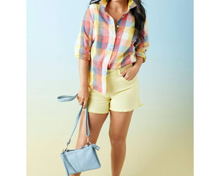 Coco + Carmen - Shorts Trudy com Franja