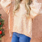 And The Why - Leopard Printed Balloon Sleeve Pullover Sweater