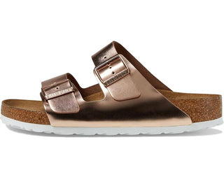 Birkenstock - Sandálias estreitas femininas Arizona com palmilha macia