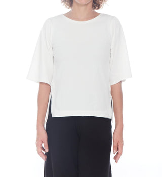 Matthildur - Blusa Avery com mangas curtas