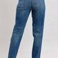 Judy Blue - High Waisted Rigid Magic Non-destroy Straight Jeans