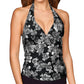 Kallure - Shirred Halter Tankini Top