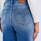 Judy Blue - Cuffed Retro Wide Leg Jeans